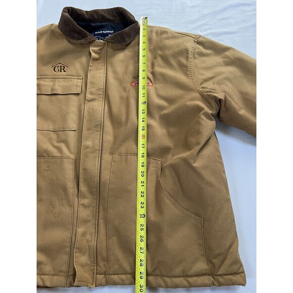 Vingtage Canvas Jacket Corduroy Collar Swingster Carhartt Style | Tan | Mens XXL - Picture 16 of 16